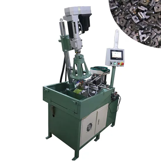 High Speed Servo Motor Drive Punching Nuts Tapping Machine with PLC Control Cx-7016