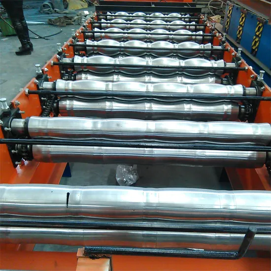 Hgm-317 Glazed Tile Roofing Decking Panel Wall Plate Floor Deck Sheet Roll Forming Machine