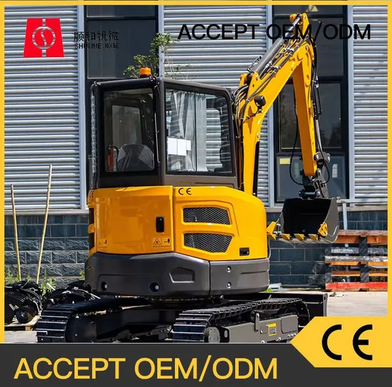 China CE/EPA Mini Excavator 3 Ton Digger 1 Ton 1.6 Ton 2 Ton Used Excavator Machine for Sale Cheap Price