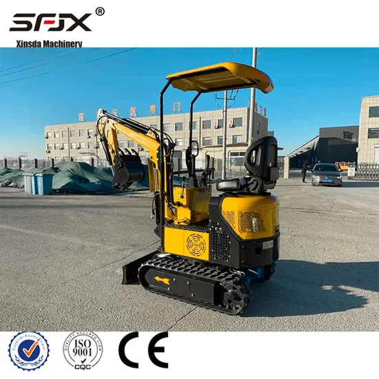 China Manufacturer Excavator High Quality Backhoe Loader Portable Mini Excavator