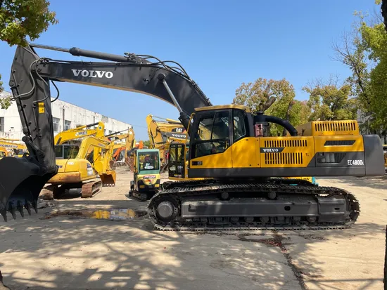 Used Volvo Excavator Used Earth Moving Construction Machinery Volvo 480 Excavator 48 Ton Crawler Excavator Ec480dl