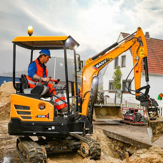 Sany Official 1.8 Ton 1.2 Ton 1.5 Ton Crawler Digger Machine Mini Excavator Household Mini Excavator for Sale