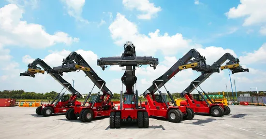 15.1 Meters Zpmc 45 Ton Mobile Container Reach Stacker Zhr45