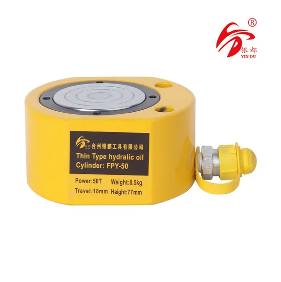 Low Height Single-Acting Mini Hydraulic Cylinder Jack (FPY-50)
