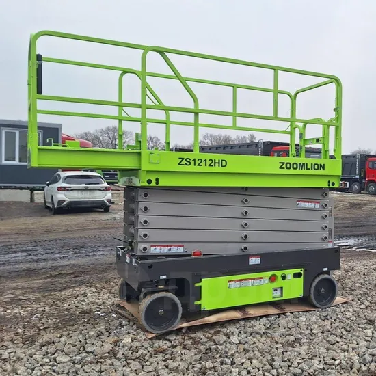 Zoomlion Zs1212hds Electric Construction Lifter 14m Scissor Hoist with Lithium Battery