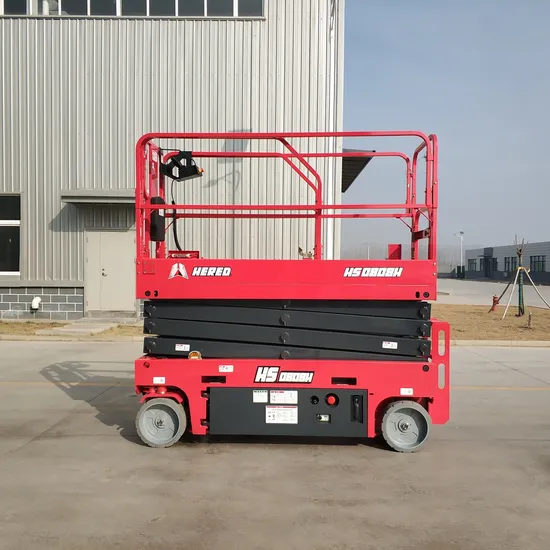 8m Portable Scissor Lift Elevator Movable Hydraulic Aerial Lifting Platform