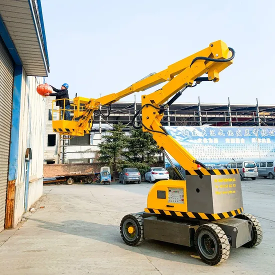 Cheap Price Diesel Electrical Mobile Articulated Towable Boom Lift Aerial Work Platform Truck