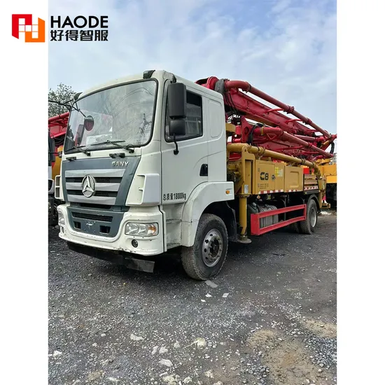 2020 Year Used 30m Boom Pump Used Concrete Pump Truck for Sale